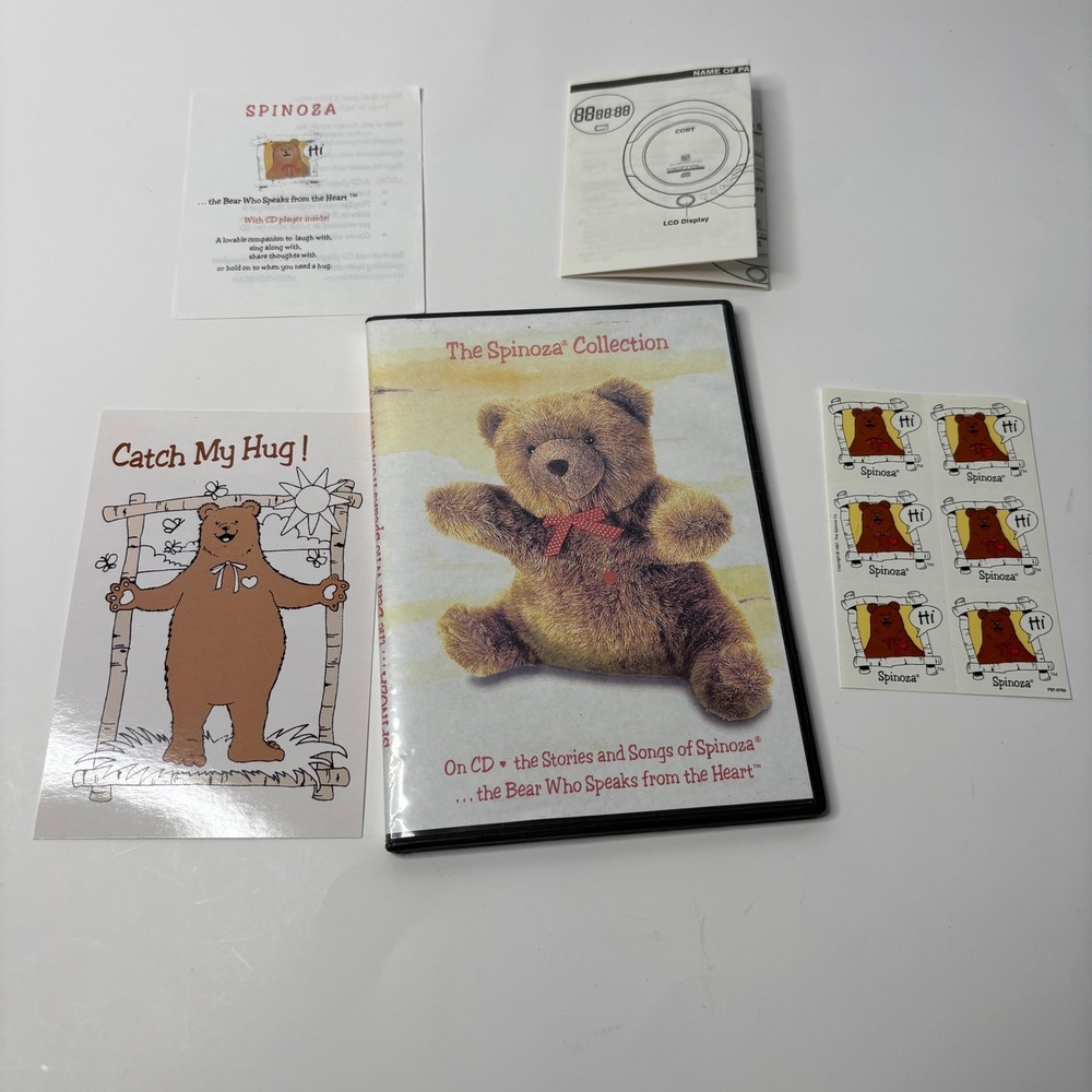 Spinoza Bear Collection Stories and Songs 2 CD Set Vintage 1998 9 Titles Therapy